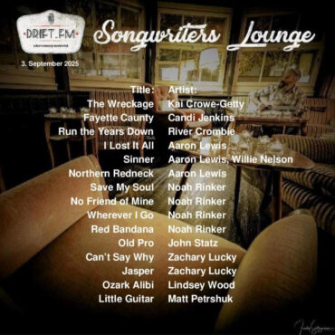 Songwriters Lounge vom 3. September 2025